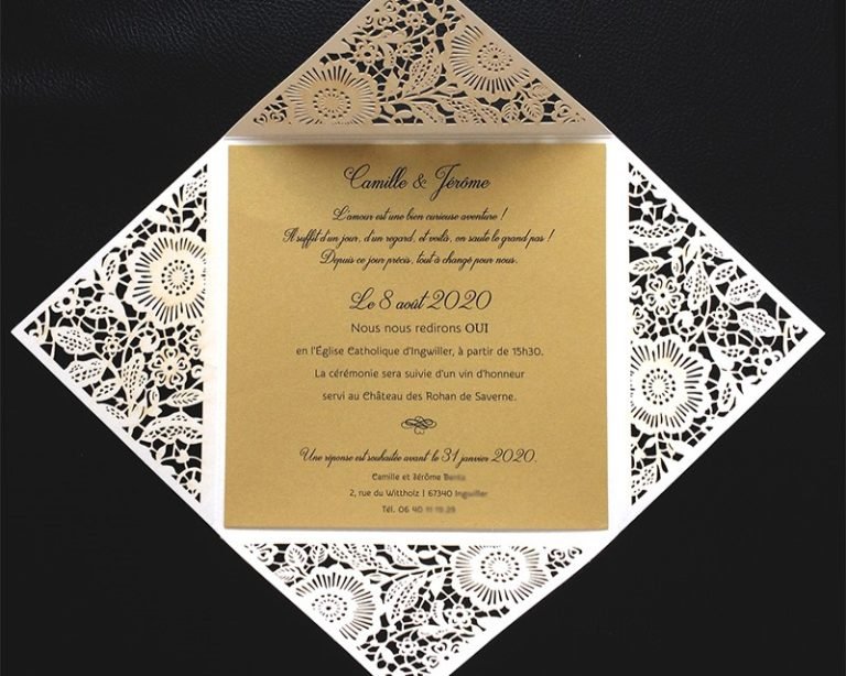 Invitation Oriental Doré